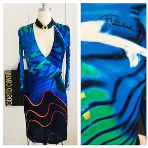 Roberto Cavalli Multicolored 3D effect